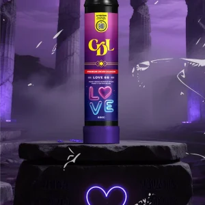 Bombola N2O Cream Deluxe 666 g – Love66, vista frontale