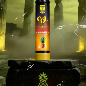 Bombola N2O Cream Deluxe 666 g – Pineapple (ananas), vista frontale