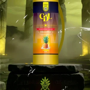 Bombola N2O Sixth Wave Edition MAXXI 2000g – Pineapple (ananas), vista frontale