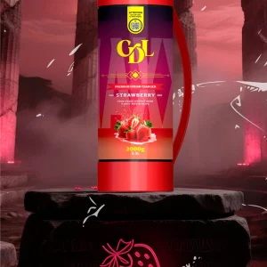Bombola N2O Sixth Wave Edition MAXXI 2000g – Strawberry (fragola), vista frontale