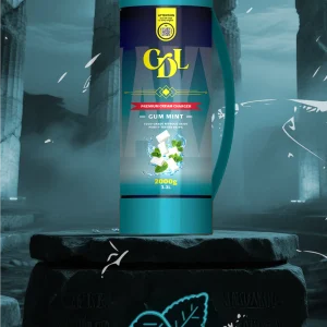 Butla N2O Sixth Wave Edition MAXXI 2000g – Gum Mint (miętowa guma balonowa), widok z przodu