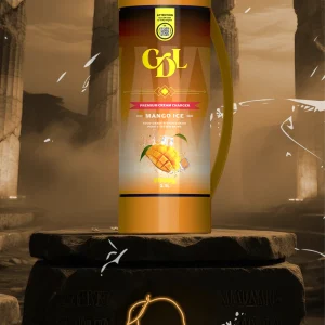 N2O-cilinder Sixth Wave Edition MAXXI 2000g – Mango Ice, vooraanzicht